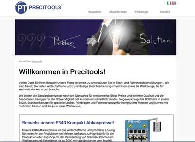 PRECITOOLS - Stanzwerkzeuge, Abkantwerkzeuge und Lösungen