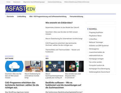 ASFAST-EDV.de - Programmierung & Webseitenerstellung