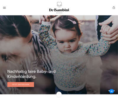 de-bambini.de - Bio-Kleidung und Geschenke für Babys