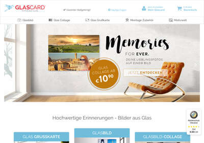GlasCard - Glasbilder selbst gestalten