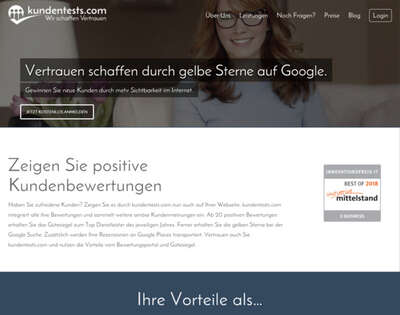 kundentests.com - Internet Gütesiegel und Bewertungsportal