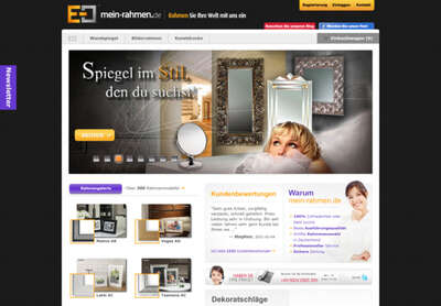mein-rahmen.de - Bilderrahmen, Wandspiegel, Badspiegel