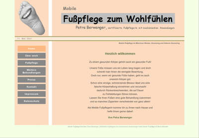 Mobile Fußplflege zum Wohlfühlen