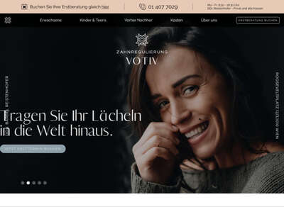 Zahnregulierung & Zahnspange Votiv