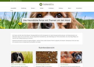 Hundeportal24.eu - das freundliche Portal mit Themen um den Hund