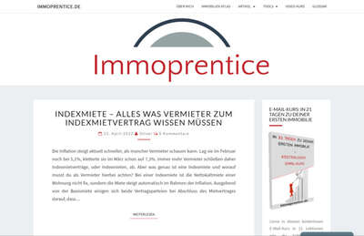 Immoprentice - Ein Blog für Immobilieninvestoren