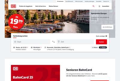 Deutsche Bahn (DB) - umfassende Informationen und Dienstleistungen für Zugreisende