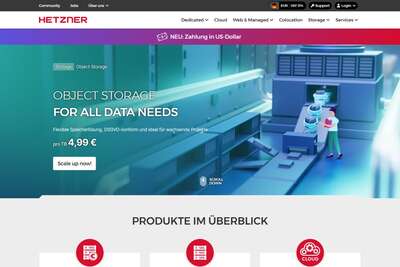 Hetzner.de - Webhosting, dedizierte Server & Cloud-Lösungen