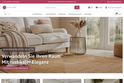 Jute Land – Dekoration mit natürlichem Flair Jute Land – Dekoration mit natürlichem Flair