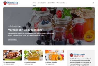 Marmeladen-selbstgemacht.de - Gesund, fruchtig und lecker Marmeladen-selbstgemacht.de - Gesund, fruchtig und lecker