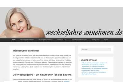 Wechseljahre-annehmen.de - glücklicher Leben als Frau Wechseljahre-annehmen.de - glücklicher Leben als Frau