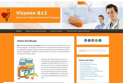 Vitaminb12-mangel.de - Alles zum Thema Vitamin B12 Mangel Vitaminb12-mangel.de - Alles zum Thema Vitamin B12 Mangel