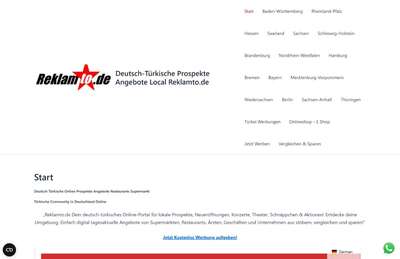 Reklamto.de – Deutsch-Türkische Online Prospekte & Marketingplattform Reklamto.de – Deutsch-Türkische Online Prospekte & Marketingplattform