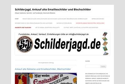 Schilderjagd.de - Sammeln, Ankauf und Verkauf Expertisen für historische Reklame Schilderjagd.de - Sammeln, Ankauf und Verkauf Expertisen für historische Reklame